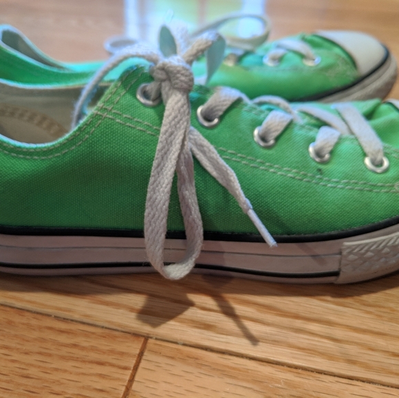 Neon Green Converse - Picture 2 of 3